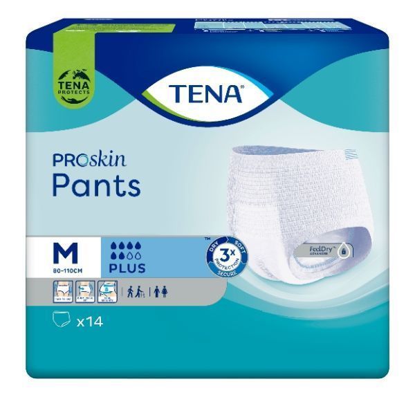 Tena Pants Plus Medium Proskin White 864ml Pk14