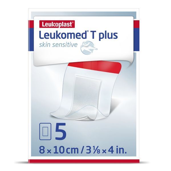 Leukomed T Plus Skin Sensitive Sterile 8x10cm Transparent Box 5