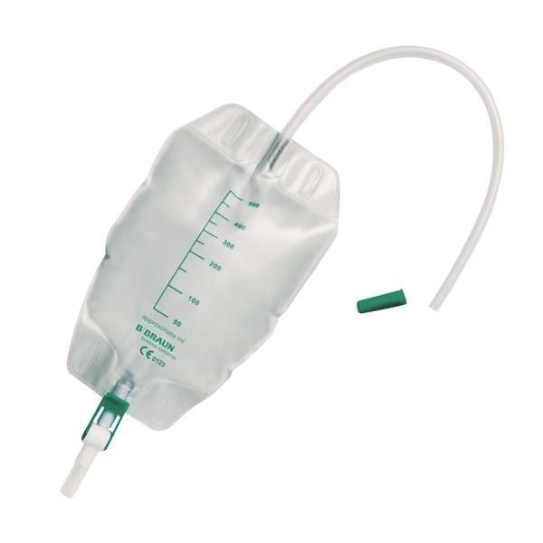 Urimed 500ml Leg Bag Non-Sterile 60cm Lever Tap Box 10