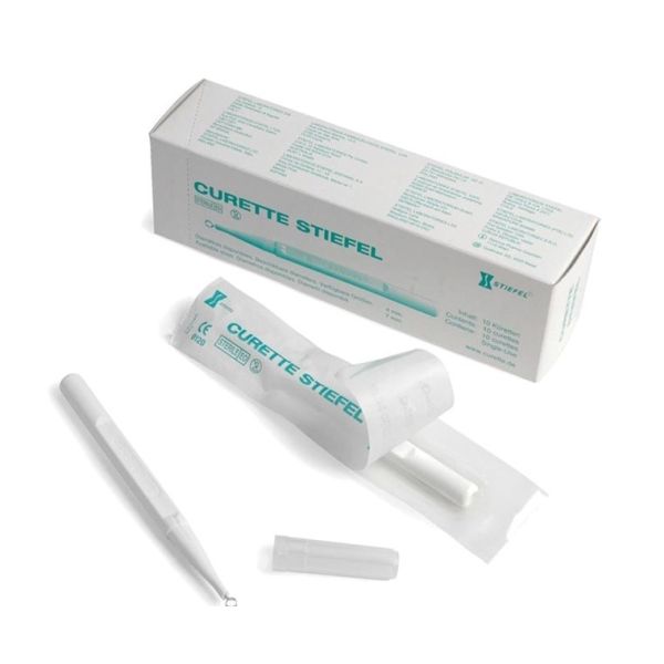 Dermal Curette Disposable Stiefel 4mm Box 10