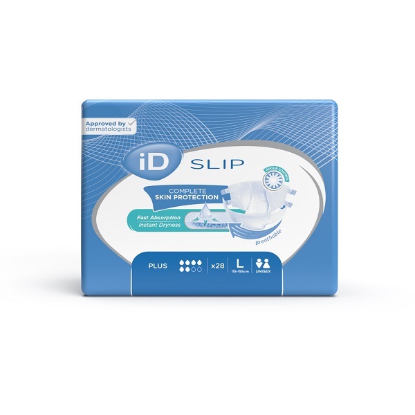 iD Slip Plus Large 115-155cm 2350ml Pk28