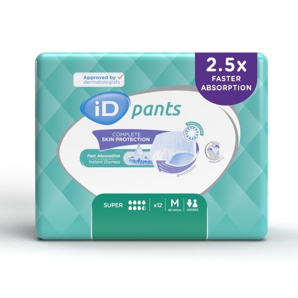 iD Pants Super Medium 80-120cm 1870ml Pk14