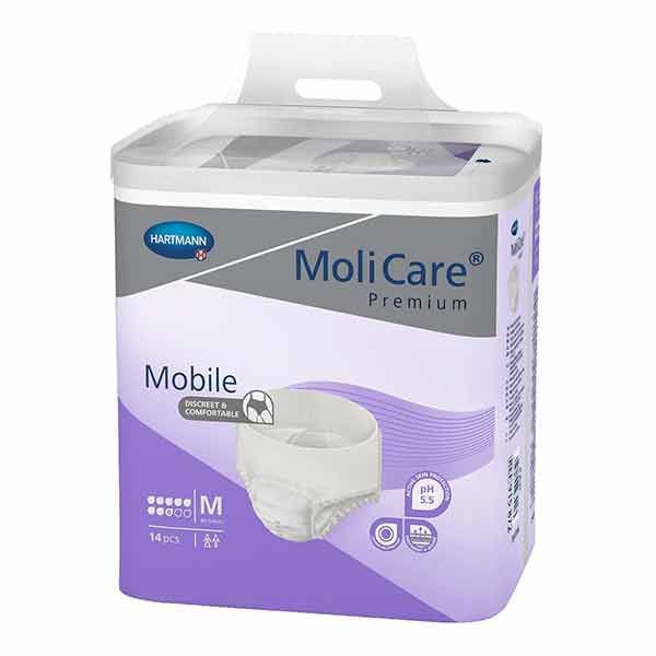 Molicare Premium Mobile 8 Drops Medium 80-120cm 2015ml  Pk14