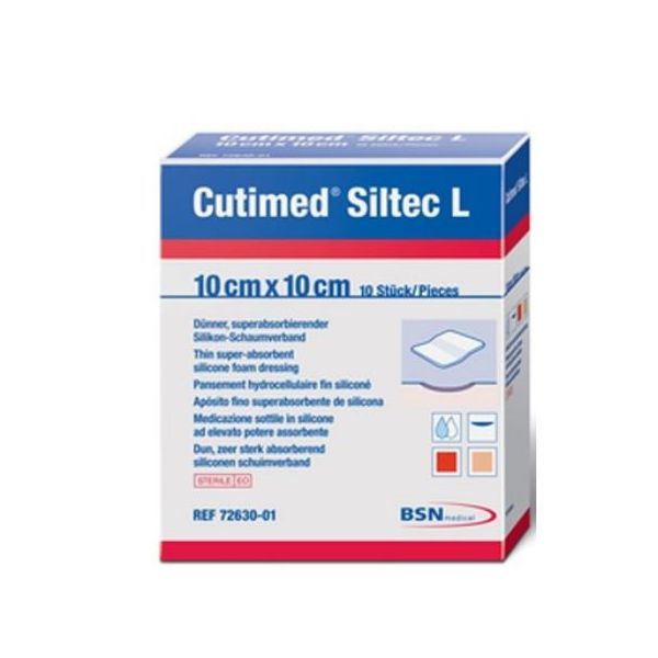 Cutimed Siltec B 10cm x 10cm Sterile