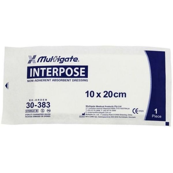 Interpose Non-Adhesive Dressing 10x20cm