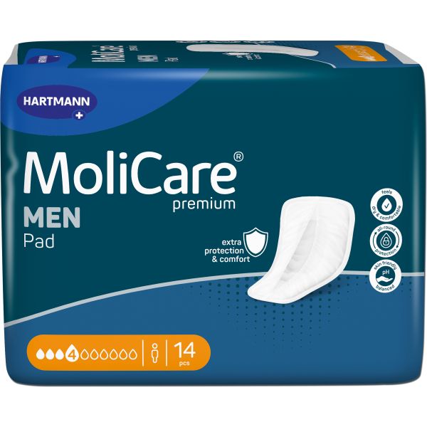MoliCare Premium Men Pad 4 Drops 546ml Pack 14