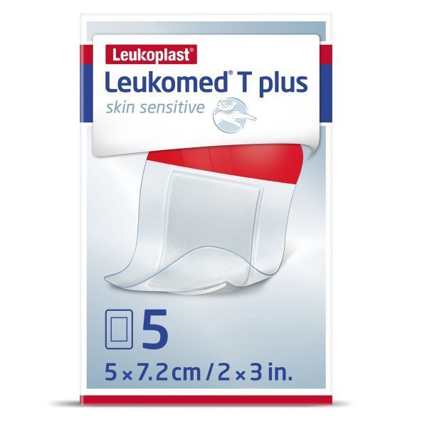 Leukomed T Plus Skin Sensitive Sterile 5x7.2cm Transparent Box 5