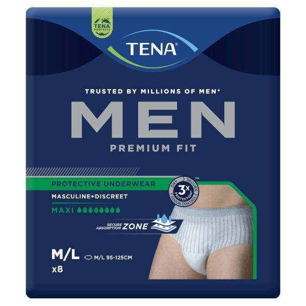 TENA Men Level 4 95-125cm 1450ml Pk8 pants