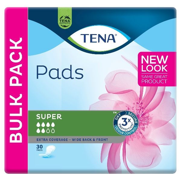 Tena Pads Super 590ml Pk30