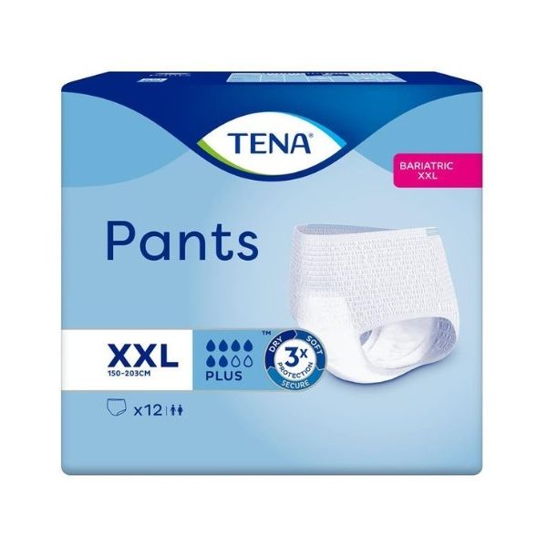 Tena Pants Plus Bariatric 2XL 1008ml 157-203cm Pk12