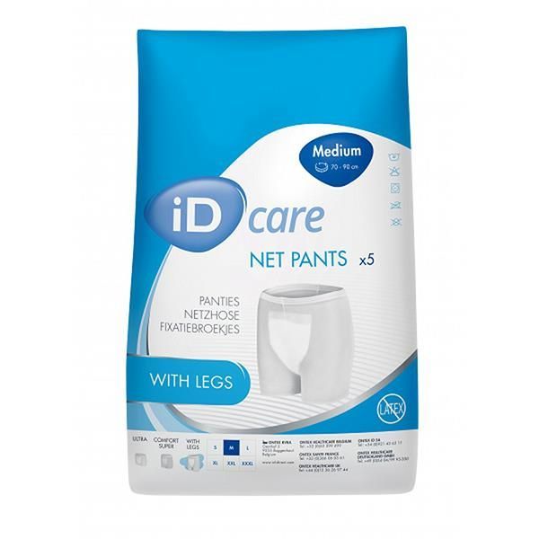 iD Care Pants with Legs M 70-90cm Pk5