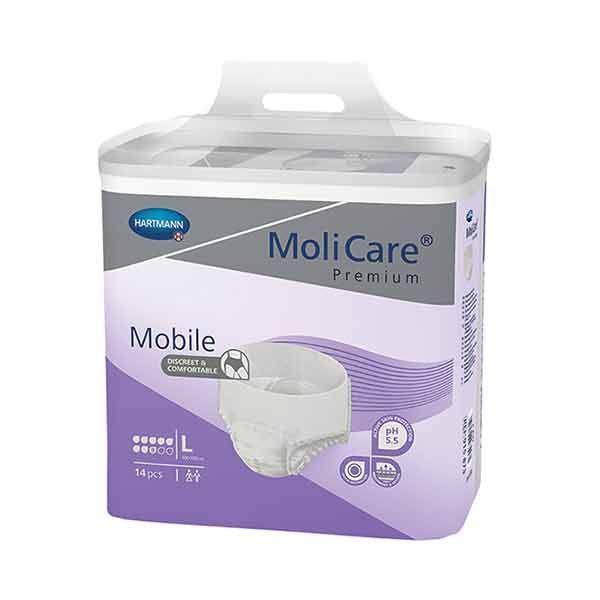 Molicare Premium Mobile 8 Drops Large 100-150cm 2279ml Pk14