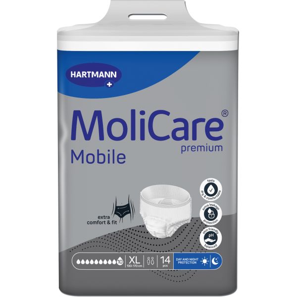 Molicare Premium Mobile 10 drops Extra Large Pk14 2757mL