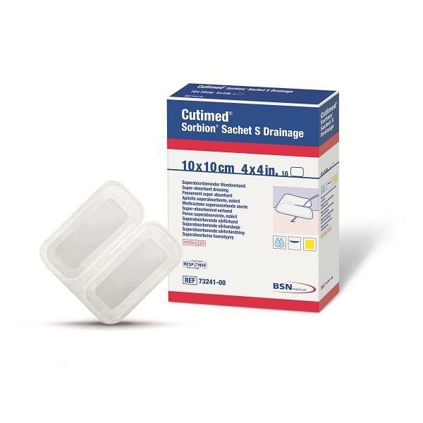 Cutimed Sorbion Sachet S Drainage 10x10cm