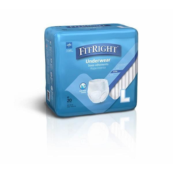 FitRight Ultra Underwear Large 102-142cm Ctn 80