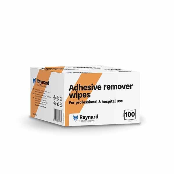 Reynard Adhesive Remover Wipes 6x6cm Box 100