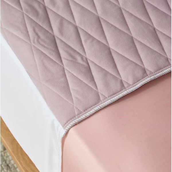 Staydry Blue-E Bedpad Single Bed With Wings Lilac