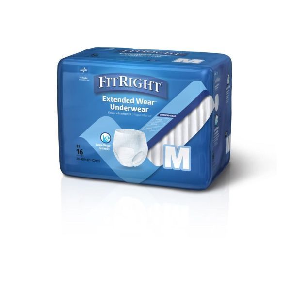 FitRight Extended Wear Underwear Medium 71-102cm Pk 16