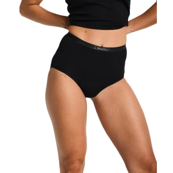 ModiBodi Classic Full Brief Moderate Absorbency Black 24
