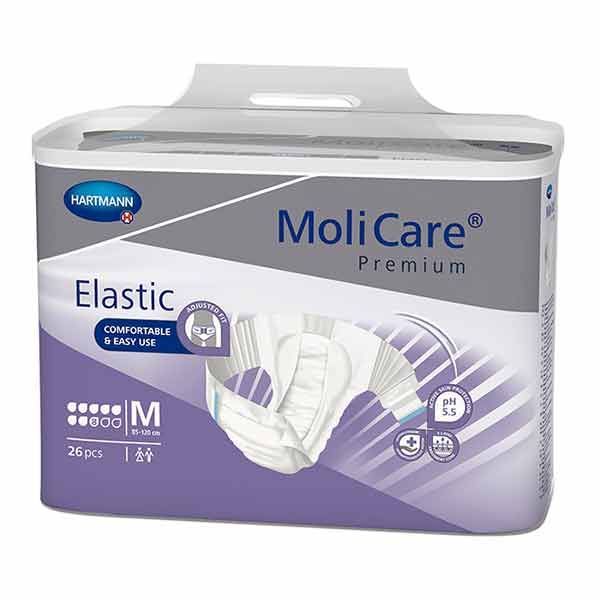 MoliCare Premium Elastic 8 Drops Medium 3144ml Pk26