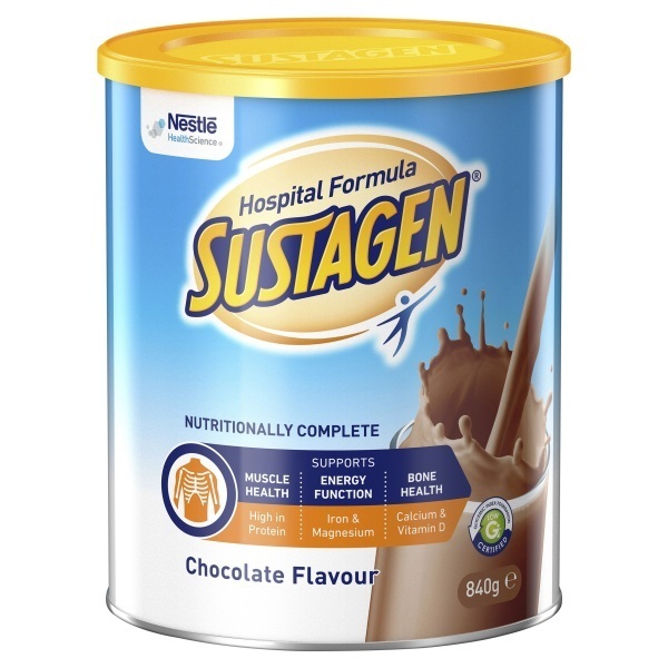 Sustagen Powder Hospital Formula Chocolate 840g Can