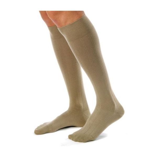 JOBST For Men Casual Knee High Extra Large Khaki 20-30mmHg