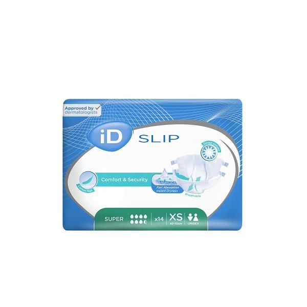 iD Slip Super Extra Small 40-70cm 1550ml Pk14