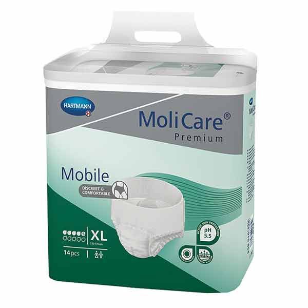 MoliCare Premium Mobile 5 Drops Extra Large 130-170cm 1280ml Pk14