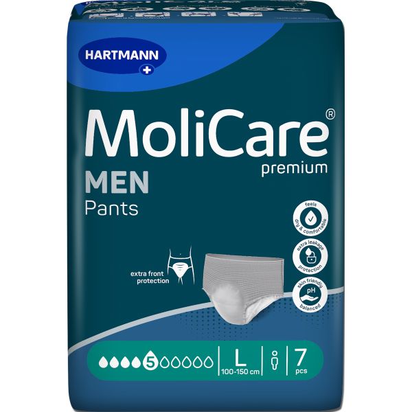 Molicare Premium Men Pants 5 Drop Large 970ml Pk7