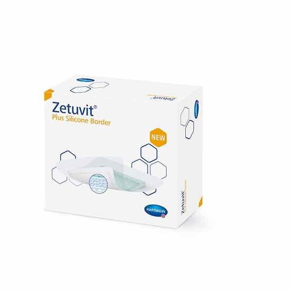Zetuvit Plus Silicone Border 17.5x17.5cm