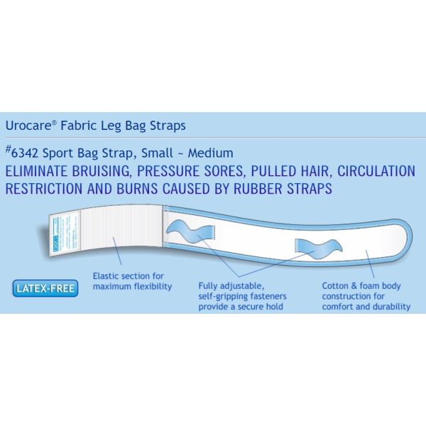 Urocare Strap Sports 6342 Small-Medium Fabric 38cm-61cm