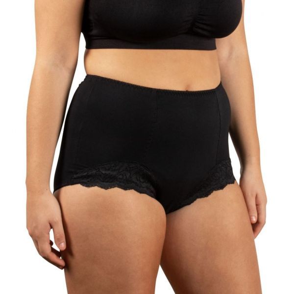 Conni Chantilly Lace Ladies Brief Black Size 24