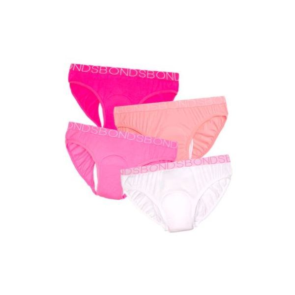 MiNappi +Bonds Girls Hipster Size 12-14 100ml Assorted