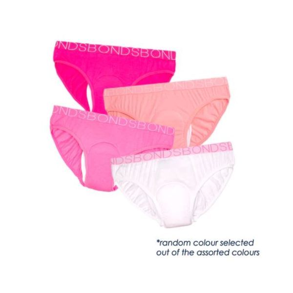 MiNappi +Bonds Girls Bikini Size 10-12 250ml Light colour