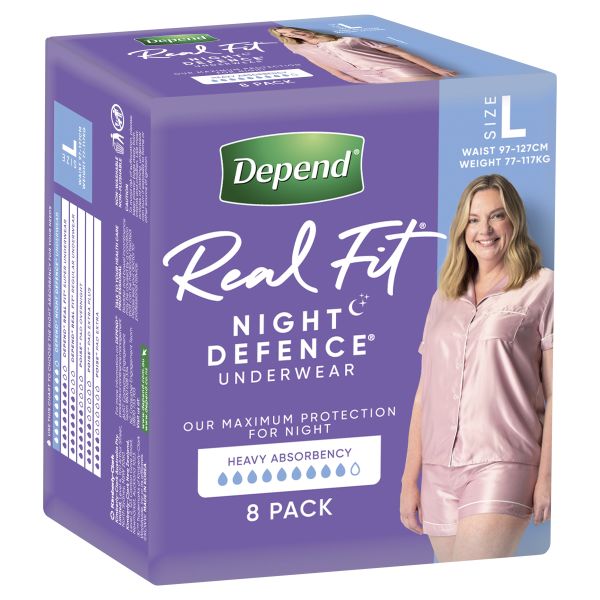 Depend RealFit Night Defence Female Large 1300ml