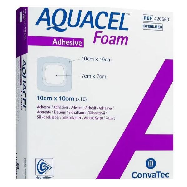 Aquacel Foam Adhesive 10X20cm  Box 10