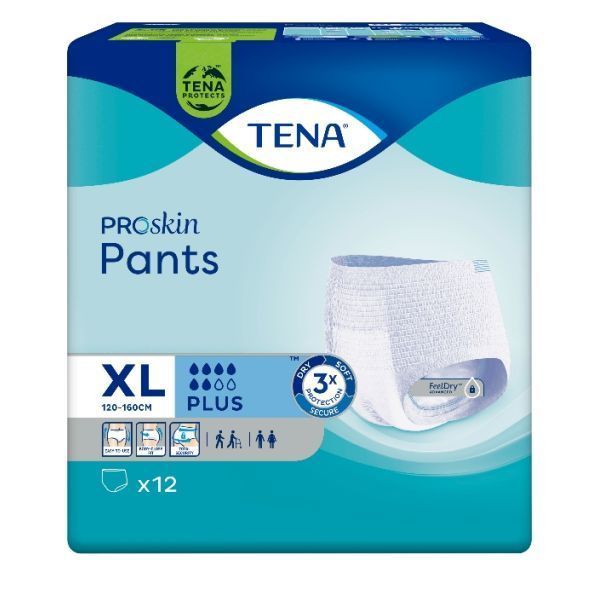 Tena Pants Plus Extra Large Proskin 864ml 120-160cm Pk12