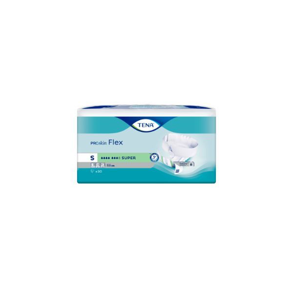 Tena Flex Proskin Super Small Green 1122ml Pack of 30