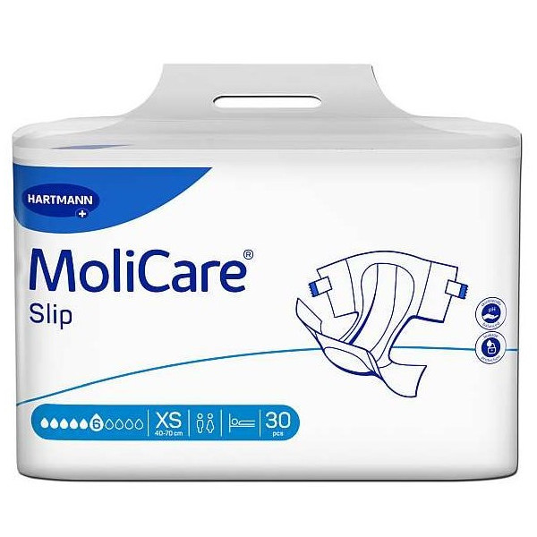 Molicare Slip 6 Drops Extra Small 1170ml Pk30
