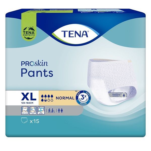 Tena Proskin Pants Normal Extra Large 660ml 120-160cm Pk15