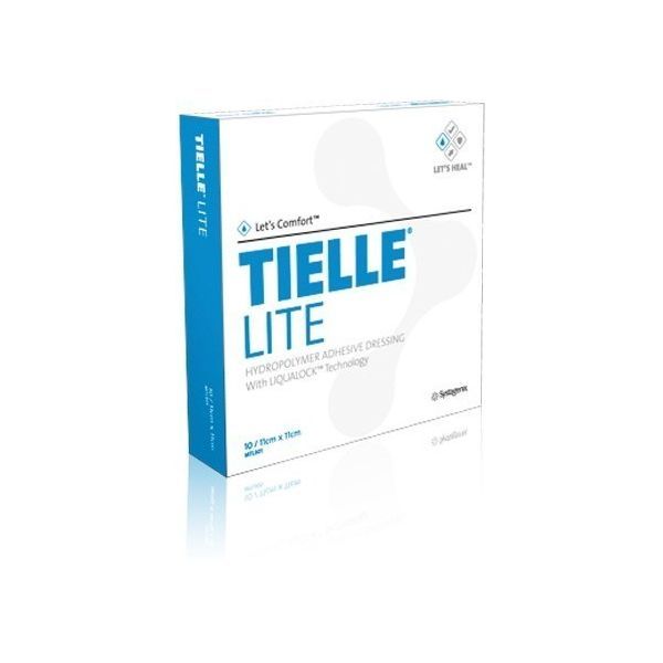 Tielle + Adhesive Foam Dressing Heel 20x26.5cm