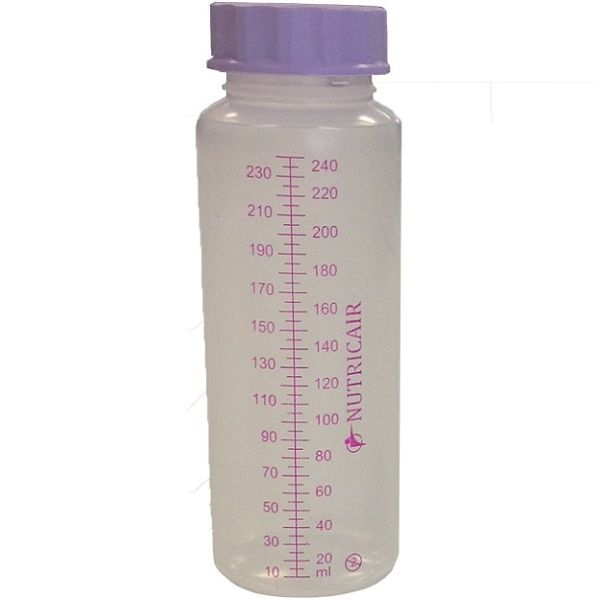 Nutricair Feeding Bottle with Cap 240ml Sterile