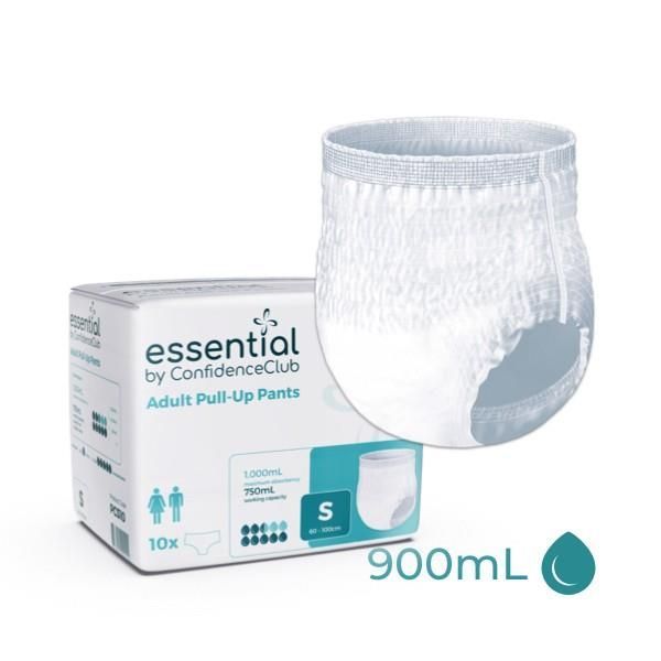 ConfidenceClub Pull Up Pants Unisex Small 60-100cm 750ml Pk10