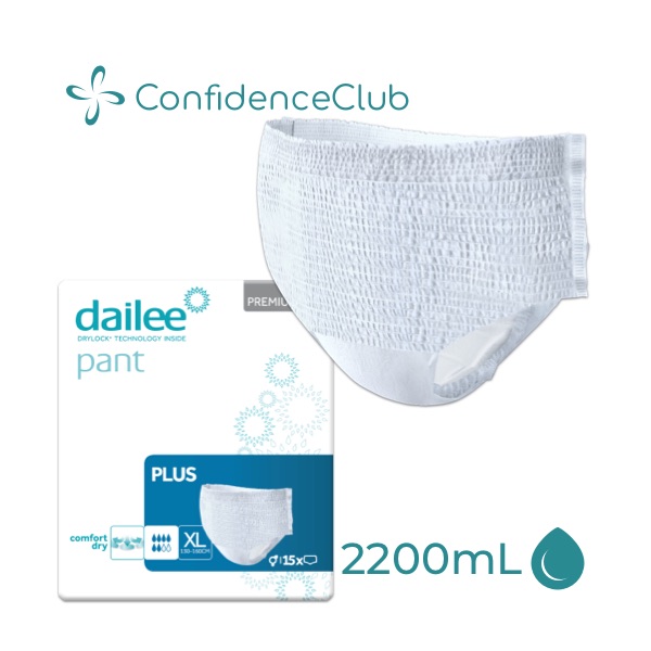 ConfidenceClub Dailee Pull up Pants Plus Extra Large 1700ml Pk15