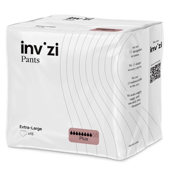 Invizi Pants Plus Extra Large 135-170cm 1700ml Pk15