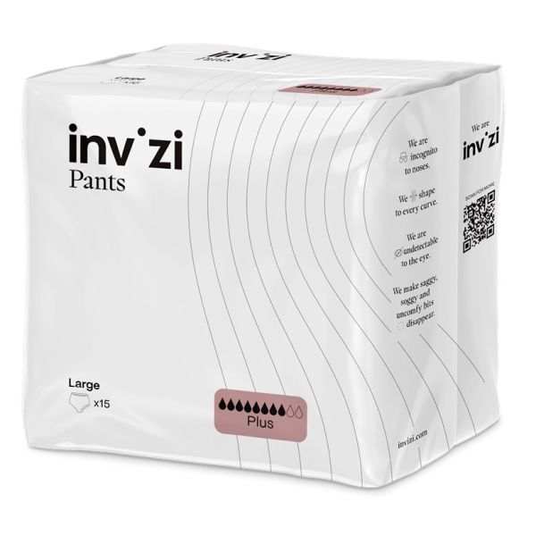 Invizi Pants Plus Large 110-140cm 1700ml Pk15