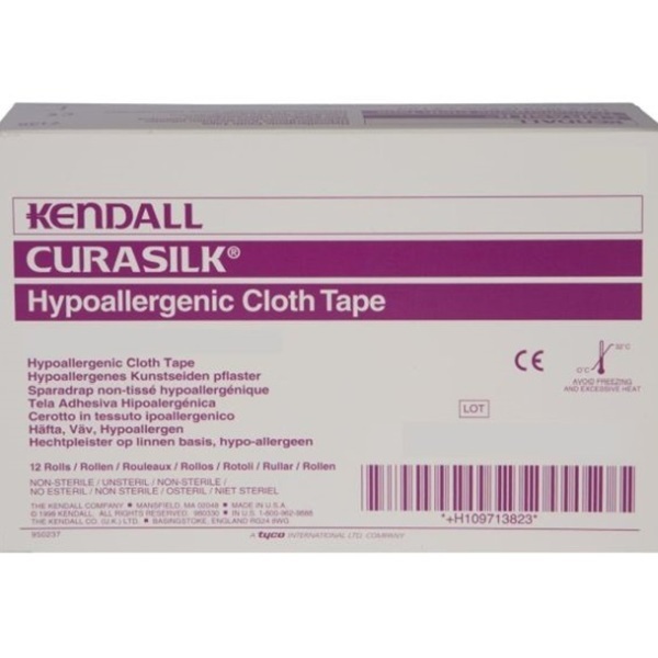 Curasilk Adhesive Tape 7.5cmx9.1m Roll