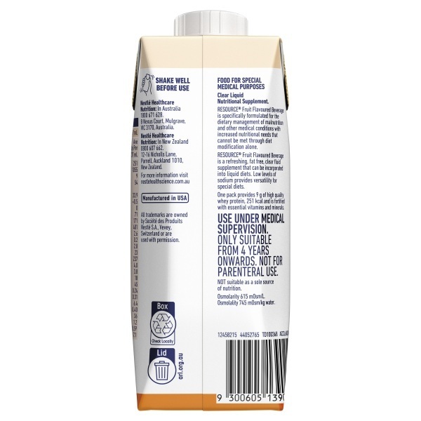 Resource Fruit Beverage Orange 237ml Tetra Prisma - Image 3