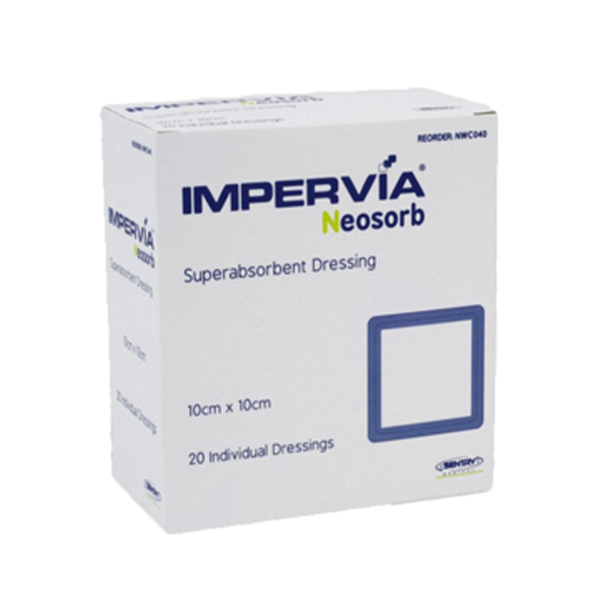 Impervia Neosorb Superabsorbent Dressing 10x10