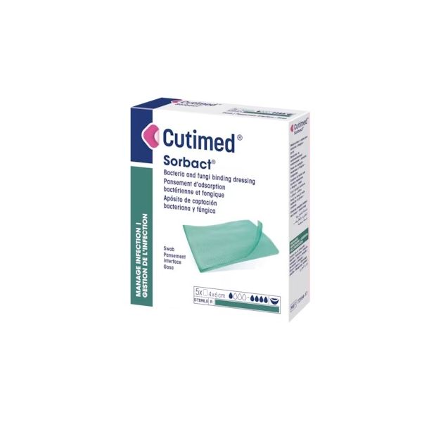 Cutimed Sorbact Swab 4x6cm - Image 2